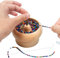 Wooden Bead Spinner - Clay Perlen Beads Spinner - Holzperlen Spinner Schüssel - Bead Spinner Set | Werkzeug Für Die Herstellung Von -Schmuck | 2 In 1 Perlensets Mit Garnspulenwickler