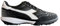 Diadora Calcetto LT Turf Fu ballschuhe Vollnarbenleder, verbesserte D mpfung, verschlei fester Gummi, Kunstrasen, optimale Traktion und Stabilit t, Schwarz/Schwarz/Wei , 44.5 EU