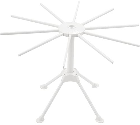 Knadgbft Séchoir à pâtes, séchoir à pâtes pliable, 10 spaghettis pour des pâtes fraîches faites maison