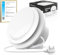 SLUELI 100mm Bathroom Extractor Fan, Upgraded Powerful Bathroom Ventilation Fan, Low Noise Exhaust Fan Easy Installation on Windows Ceilings Walls in Bathrooms Kitchens Garages