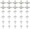 Planet Nail Art Charms, 30 Pcs Silver Planet Nail Charms Nail Gems Cross Nail Rhinestones Luxury Nail Jewelry Accessories for Women Girls DIY Jewelry Making Nail Decorations (Silver A)
