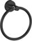 Anneau Porte-Serviettes, Accessoires de Salle de Bain, Anneau Porte-Serviettes Mural, Simple Rond en Acier Inoxydable, pour Salle de Bain et Cuisine (Noir)