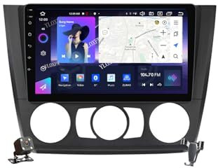 Android 12.0 Autoradio Stereo Navi mit 4G 5G WIFI DSP Carplay für 1 Series E88 E82 E81 E87 2004-2014 Sat GPS Navigation 9 zoll MP5 Multimedia Video Player FM BT Receiver,B,M6 Pro1