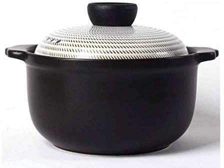 Cazuela, Mini Cazuela De Cerámica Cinco Envenenada Resistente A Altas Temperaturas Con Tapa