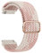 ZGCE 20mm Uhrenarmband Gewebtes Nylon Uhrenarmbänder, Mit Verstellbarer Metallschnalle, Schnellverschluss Sport Ersatzarmband 20mm Armband für Damen und Herren, Rosa Sternenlicht