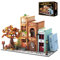 Klemmbausteine Magisches Buchstützen, für BookNook Building Home Bücherregal-Einsatzdekoration, Bücherregal Miniatur Haus Modular Building Set Geschenke für Erwachsene und Kinder（1488 Stück）