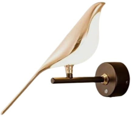 LOVIVER Vogel Wandleuchte LED Wandleuchten Schlafzimmer Lampe Wohnzimmer Licht für Treppe Esszimmer Nacht Scheune Veranda, warme Farbe