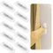 SYEYCW 10 Pcs Blind Cord Winder, Blind Cord Safety Device, Safety Blind Cord Hooks, Self-Adhesive Cord Wind-Up, Adhesive Wall Hook Wrap Cleats, for Home, Office, Kindergarten Window Blinds Curtains