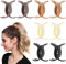Lot de 8 petites pinces à cheveux en forme de queue de cheval - Pour femme - En plastique - Pour queue de cheval - Aide à fixer les coiffures - Pour femmes et filles