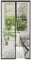 MAGICDOOR Zanzariera Magnetica per Porte, 90x240cm Fibra di Poliestere Tenda Zanzariera Porta, Robusta Traspirante Zanzariere per Finestre Chiusura Automatica per Terrazzo Camera Letto-Nero