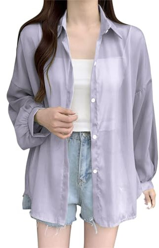 Blusa Elegante Day Prime Moda Taglie Forti Donna Camicia Donna Nera Trasparente Camicia Donna Con Strass Camicie Western Donna Maniche Chiffon Fucsia Felpa Cotone Donna Special Deals