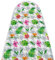 TUOLON Bügelbrettbezug Made in Italy 60 x 160 cm Universal für Dampfbügeleisen praktisch und weich Bügelbrettbezug mit Gummizug Abdeckung - Blumen B