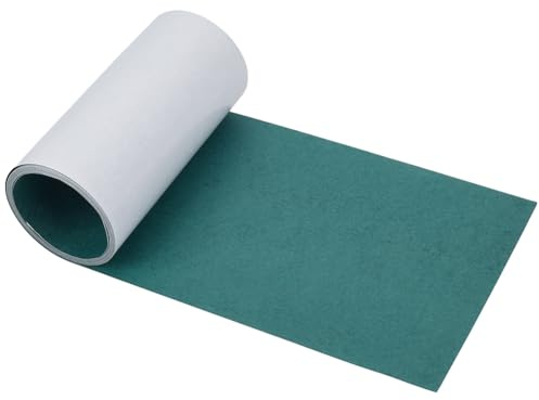 WEBEEDY 16.4ft/5m Electrical Insulating Adhesive Paper 200mm(7.9in) Width One Side Self Adhesive Green Battery Pack Insulator Gasket Insulation Sheet for 18650 Battery Pack,0.2mm Thickness