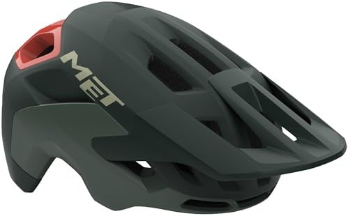 CASCO MET REVO MIPS VERDE BOSQUE//ROJO MATE L