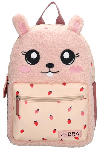 ZEBRA Trends - Fröhlicher Kinderrucksack mit Tierdruck - Kita - Rosa