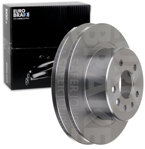 2X Eurobrake Bremsscheiben 286mm Voll hinten | 2x 5815203621 Kompatibel mit Omega B (V94),Omega B Caravan (V94)