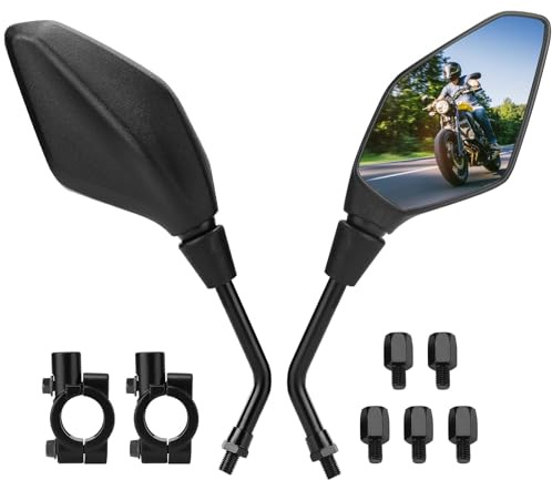 2x Motorrad Rückspiegel Seitenspiegel für QJMOTOR SRK 800 RR 2024 2025 2026