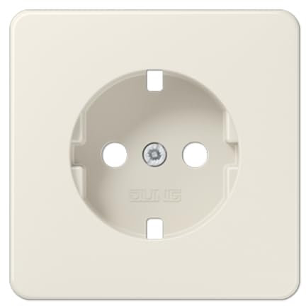 Jung - Schuko-Basisdeckel elfenbeinfarben