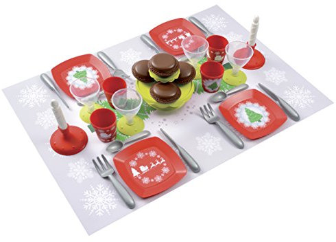 Ecoiffier 2622 - Weihnachtliches Dinner-Set