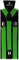 Oblique Unique Hosenträger verstellbar - Neon Grün