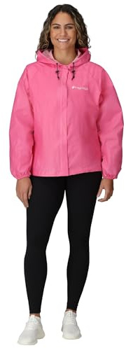 FROGG TOGGS Women's Ultra-Lite2 2-Layer Waterproof Breathable Rain Jacket, Pink, Large
