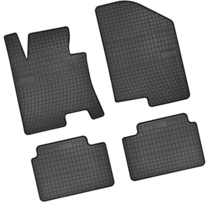 Bär-AfC KI05149 Gummimatten Auto Fußmatten Schwarz, Erhöhter Rand, Set 4-teilig, Passgenau für Kia Ceed Typ JD Baujahr 2012 bis 2018 3 & 5-TRG