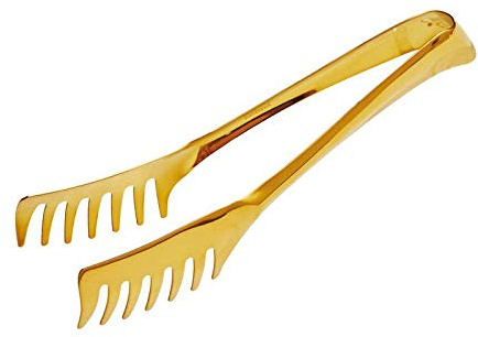 Spaghettizange 21 cm Edelstahl/PVD Gold [SP]