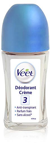 Veet - Déodorant Anti Transpiration - Sans Alcool - 75 ml - L'emballage peut varier