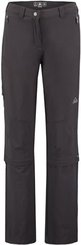 McKINLEY Damen Mandorak Abzipphose, Schwarz, 34 EU