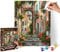 Schipper 609240826 Malen nach Zahlen - Verträumtes Gässchen - Bilder malen für Erwachsene, inklusive Pinsel und Acrylfarben, 24 x 30 cm