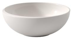 Villeroy & Boch - NewMoon Salatschüssel 18,5 cm Weiß, Spülmaschinenfest, Mikrowellensicher, Schüssel Keramik, Servierschüssel, Salatschale, Servierschale, Geschirr, Premium Porzellan