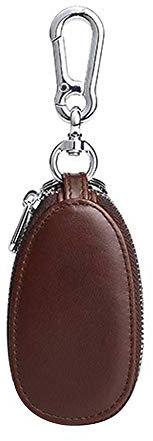 Portachiavi per Telecomando Auto, Portachiavi PU Pelle Custodia per Chiave Auto a 2 Strati 5.5cm x 9cm