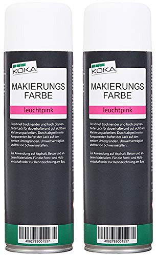 KOKA Markierungsfarbe Leuchtpink 2 Stück