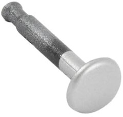 sparefixd Minuteur d'horloge avec bouton poussoir argenté pour four à moffat