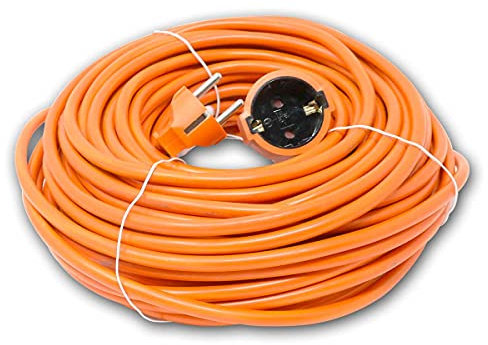 world-trading-net - Verlängerungskabel, Länge 30m, Farbe orange, Kabeltyp: H05VV-F, 3x1,5mm²