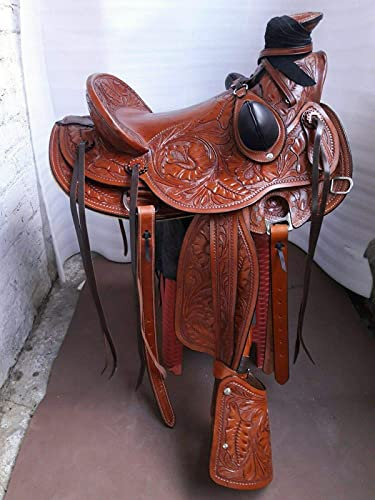 Equestrian Universe Western-Sattel, robust, Braun