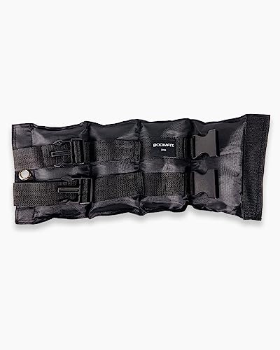 BOOMFIT Paires de poids pour chevilles 1–5 kg | Ajustement confortable et sûr | 30 x 10 cm | Améliore la force, l'équilibre et la coordination | Idéales pour faire de l'exercice à la maison