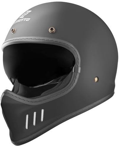 Bogotto FF980 Helm, schwarz matt, XS