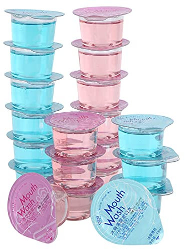 Natudeco 13 ml x 20 Stück Jelly Mouthwash Rose Mint Oral Cleanser To Dirt Scented Einzeln verpackt Portable Work Dating Party Travel
