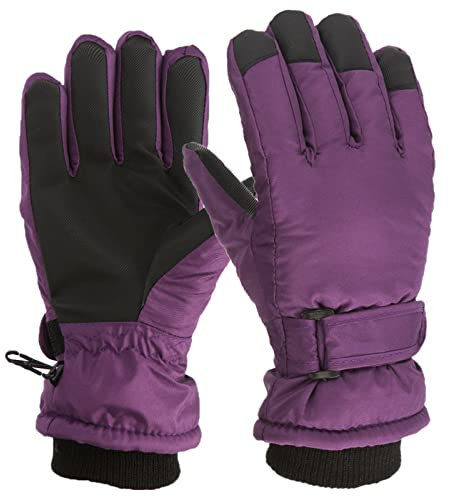 Blingko Kinder Winter Handschuhe Skihandschuhe Anti-Rutsch Skihandschuhe Warm Fäustlinge Sport Handschuhe Fausthandschuh Gloves Fäustlinge für Skifahren Spielen Outdoor-Aktivitäten