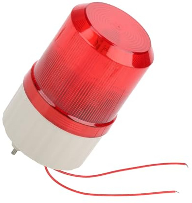Alarme Gyrophare 220 220 V Rote LED-Warnleuchten Akusto-Optik-Alarmsystem Rotierendes Licht Notfall-LED-Blitzlicht