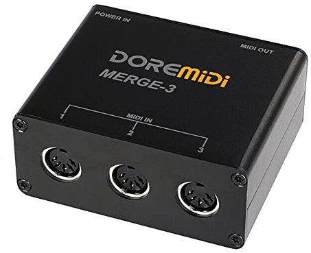 DOREMiDi MIDI Merge-3 MIDI Input 2 MIDI Output Support USB Power MERGE-3