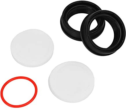 Yuecoom Staubdichtung Für Mountainbike-Federgabel, Vorderradgabel Staubdichtung Fahrrad Gummi-Öldichtung Schwammring 34mm Innenrohr Staubschutz Stoßdämpfende Vorderradgabel Wartung Reparaturteile