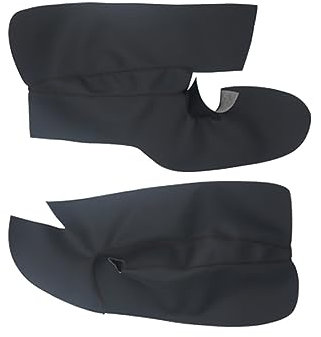 Décoration Voiture Interieur Pour VW pour Golf 5 MK5 2005 2006 2007-2010 avant 2 portes accoudoir panneau couverture garniture de protection (seulement 3 portes voiture) Intérieur Automobile (Color :