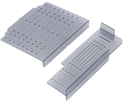 Kit de Plantilla de Instalación de Hardware de Cajón de Manija para Puerta de Gabinete, Juego de Plantilla de Montaje de Taladro de Plantilla de Instalación de Tiradores de Gabinete de Cocina, Utiliza
