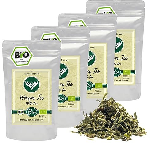 Azafran BIO Weißer Tee lose, Pai Mu Tan, China Tea White Peony 1kg