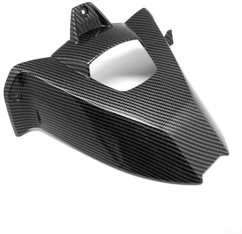 SPORTARC Premium Kohlefaser Hinterreifen Hugger Kotflügel Verkleidung Für BMW S1000RR 2009-2019 & S1000R 2014-2020, Schwarz, ABS-Kunststoff, Motorrad