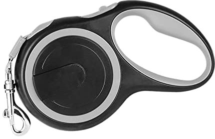 Colcolo Ausziehbare Hundeleine für aktive Vierbeiner, automatisches System, Grau 8m 50kg