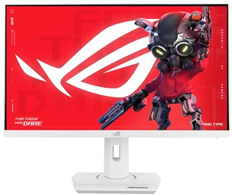 ASUS ROG Strix XG27ACS-W USB Type-C Gaming Monitor - 27 Zoll 2560x1440, 180Hz (über 144Hz), 1ms (GTG), Fast IPS, Extreme Low Motion Blur Sync, USB Type-C, G-Sync kompatibel, DisplayWidget Center, HDR