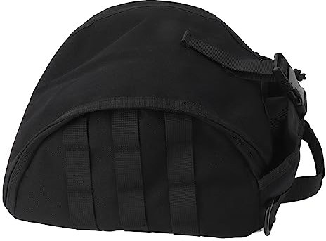 Outdoor Helmet Bag, Sturdy Nylon Motorcycle Bike Bicycle Helmet Hat Storage Bag for Road Trip Camping Hiking (A)